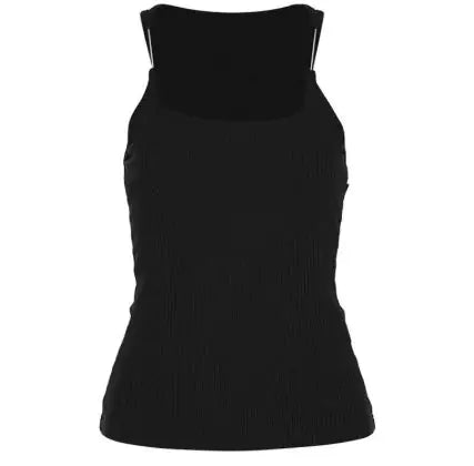 Y2K Invisible Camisole – Slim U-Neck Top for Women